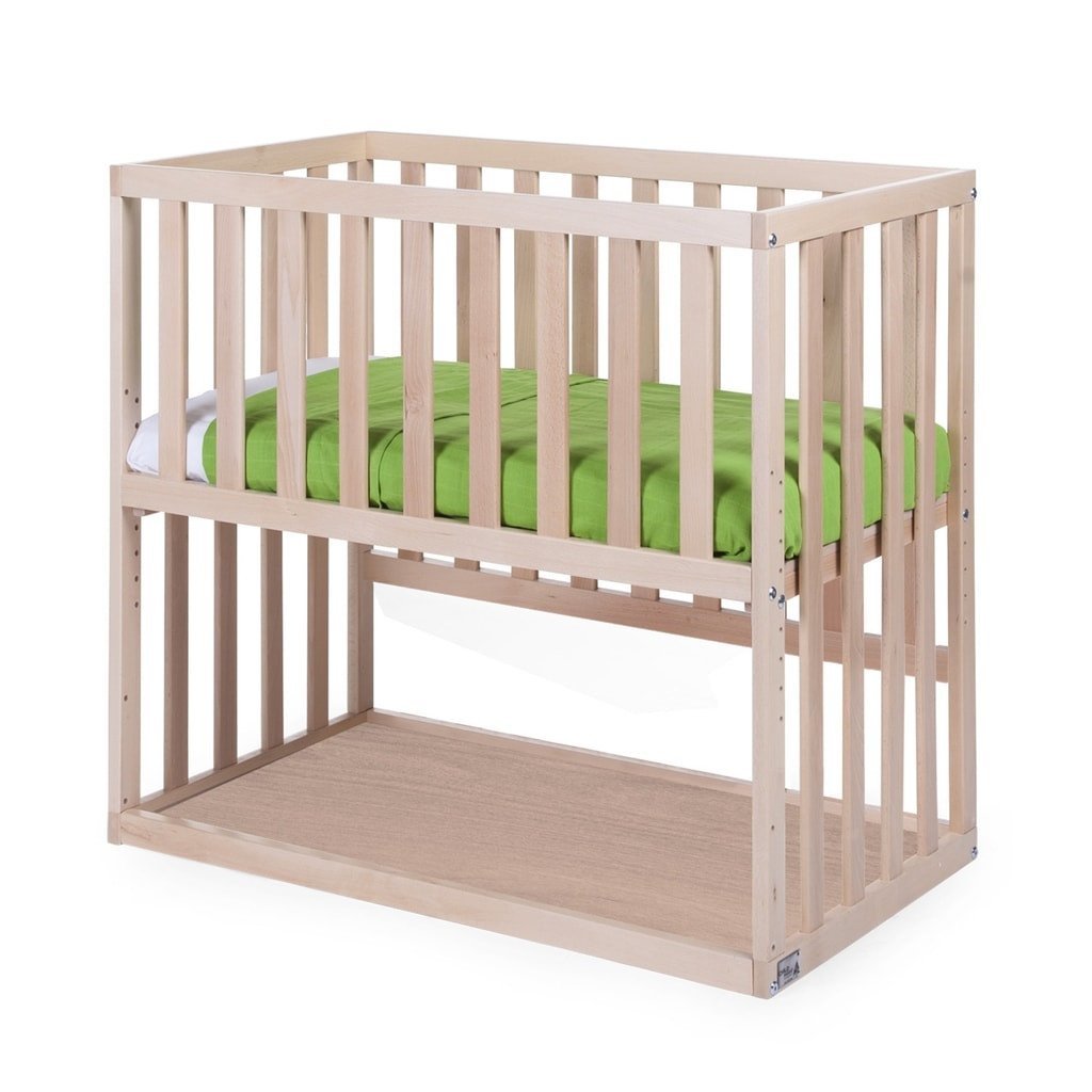 Childwood Beistellbett Aus Buchenholz Mit Abnehmbarem Gitter In