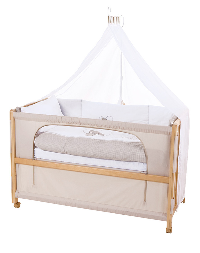 Roba Beistellbett Set Liebhabar 60x120cm In Beige Weiss Zimmerzwerge